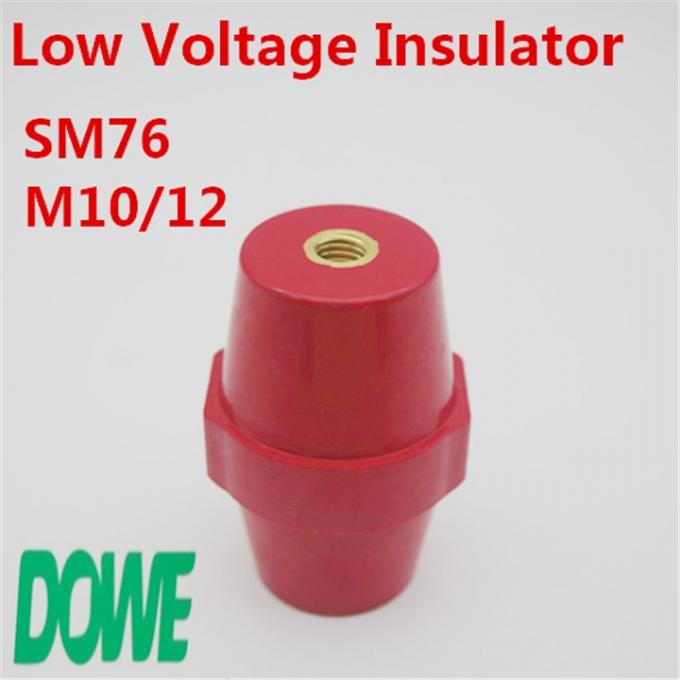 wholesale SM76 m10 brass insert low voltage busbar insulator standoff
