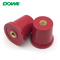 Ceramic Low Voltage Insulators Red Tapered 40x40