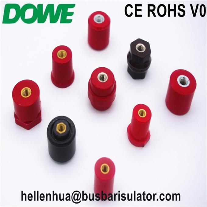 wholesale SM76 m10 brass insert low voltage busbar insulator standoff insulator