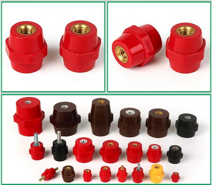 Earth Grounding Busbar Standoff Insulator M5 Hexagonal DMC Electric