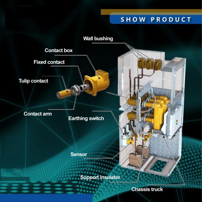 Switchgear High Voltage Busbar Insulator Support 12 KV M12 2