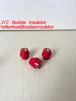 JYZ low voltage busbar insulator BMC material with brass insert M6