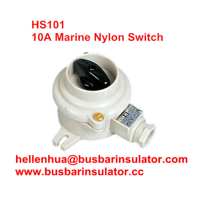 10A marine nylon boat accessories HS101 boat switch marine watering switch