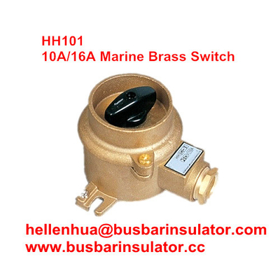 10A/16A marine switch copper brass HH101 1133 electrical switch IP56