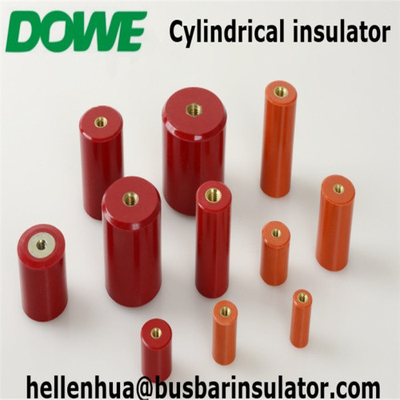 busbar support cylindrical type MNS16x20 red DMC steel insert CE certificate