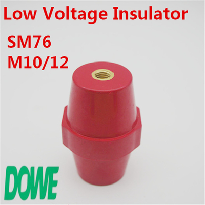 wholesale SM76 m10 brass insert low voltage busbar insulator standoff insulator