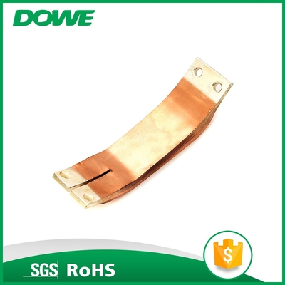 Electrical soler tinned compact copper foil connector