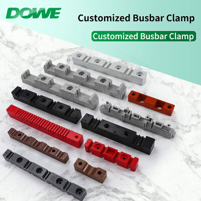 Customized Busbar Clamp Insulator Support Low Voltage Busbar Insulator Support Busbar Clamp
