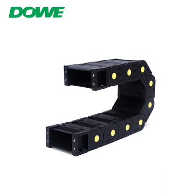 H40x100 Enclosed Towline Yellow Strength  Towing Chain For CNC Conveyor Cable Drag Track