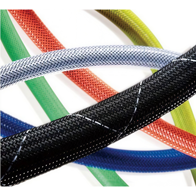 DWPETFR High Temperature Resistant Split Braided Sleeve for Automotive Wire Harness Protection