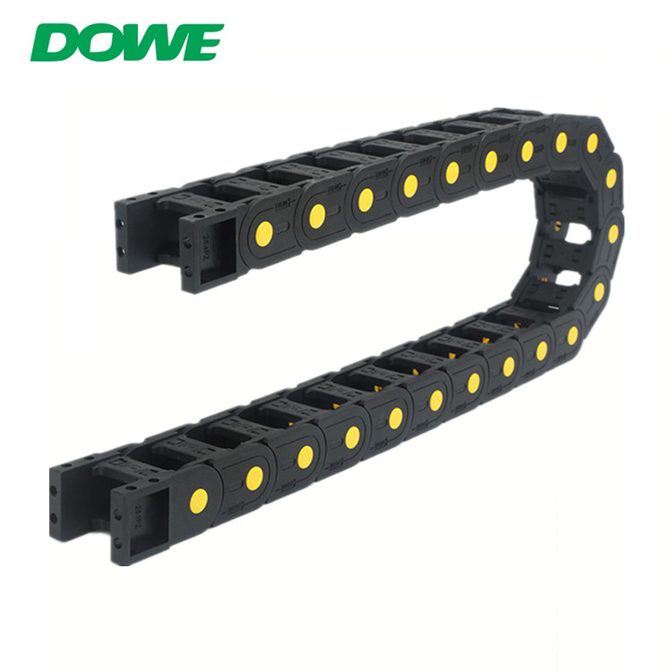65X50mm Flexible Cable Track Chain Tray Bridge Type Outward Opening