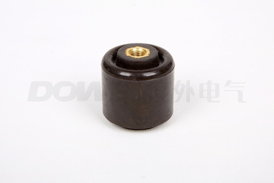 30*30 m6 BUSBAR INSULATOR black support insulator round brass insert insulator