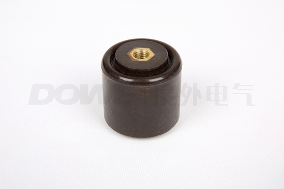 30*30 m6 BUSBAR INSULATOR black support insulator round brass insert insulator