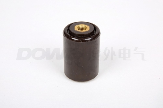 30*30 m6 BUSBAR INSULATOR black support insulator round brass insert insulator