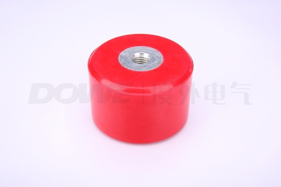 MNS40*60 m10 busbar insulator cylindrical polyester support insulator steel insert