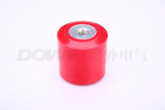 MNS40*60 m10 busbar insulator cylindrical polyester support insulator steel insert