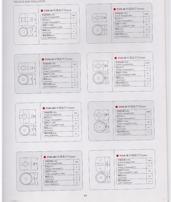 TSM-30 octagon insulator bus bar support electrical stans off insulator CE Rohs