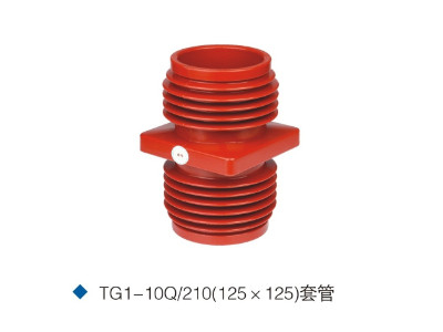 Wall Through Epoxy Resin Bushing 10KV Low Voltage Busbar Insulation 110x180