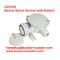 10A electrical Waterproof socket CZS201 marine nylon industrial socket 1141/D/FS