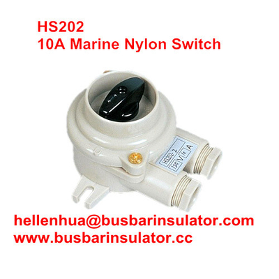 10A marine nylon boat accessories switch HS402 electricial connectors handware in bulk