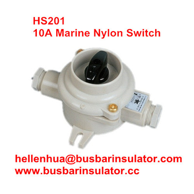 10A marine nylon boat accessories switch HS402 electricial connectors handware in bulk