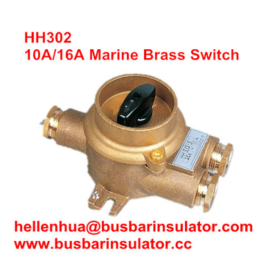 10A/16A marine Accessories brass HH402 1133/2D connectors Water Resistant switch IP56