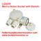 10A electrical socket marine nylon plug socket CZS101 Waterproof Boat Plugs