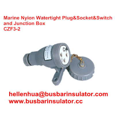 3 pin marine electric socket CZF2-2 waterproof marine socket and switch