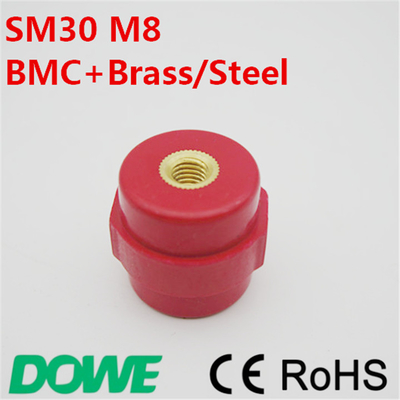 wholesale SM76 m10 brass insert low voltage busbar insulator standoff insulator