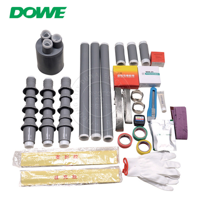 DUWAI Three Core 10kV High Voltage Cold Shrink Outdoor Cable Terminal Kit for XLPE Cable