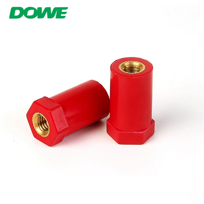 Screw Terminal Bus Bar Isolator Polyester Insulator M6 Car Hex Round Composite