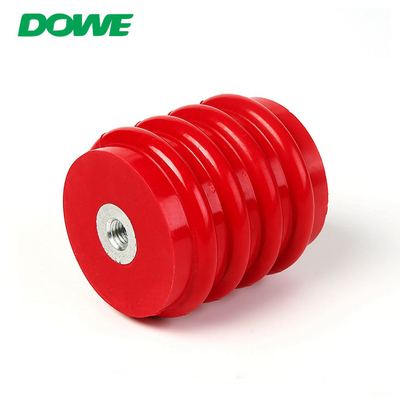 Red High Voltage Bus Bar Insulator Round Epoxy Resin