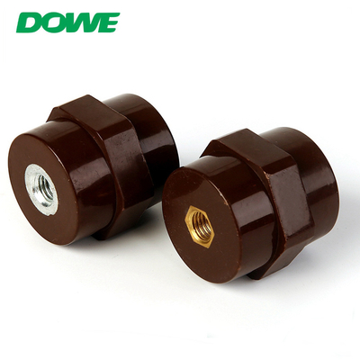 Post Busbar Insulator M8 Electrical Car Battery Insulator Drum Hexagonal