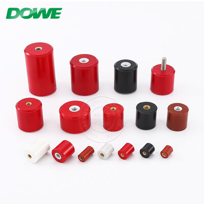 MNS Series Busbar Insulator High-quality BMC and SMC construction for durability and strength.Available with brass or steel inserts with zinc coating for enhanced corrosion resistance