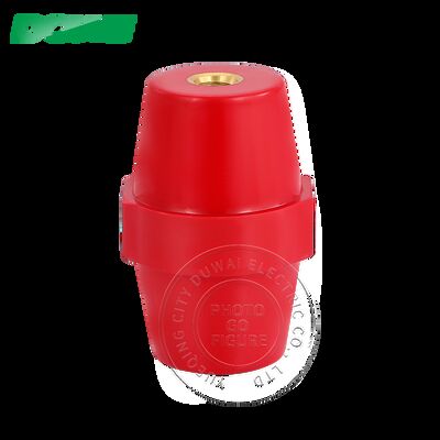 Low Voltage Busbar Insulator SM35 High Strength Insulation Steel Insert Brass Insert Electrical Isolator