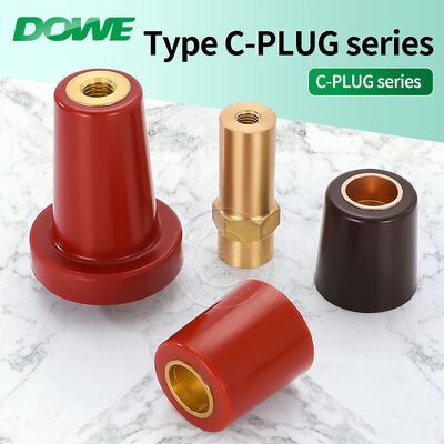 Epoxy Resin Plug Electric High Voltage Insulator 24KV High Voltage Epoxy Resin Europe Type Ring Main Unit Plugin Bushing Insulator