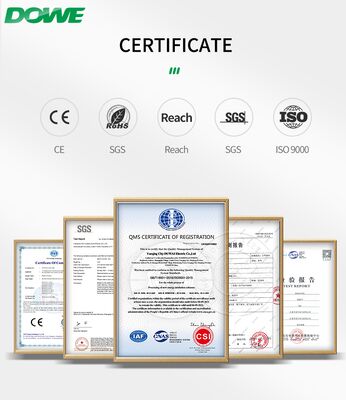 Dowe CH3-10Q/250 is an epoxy resin spout box designed as an isolation contact box suitable for rated currents ranging from 2500A to 3150A