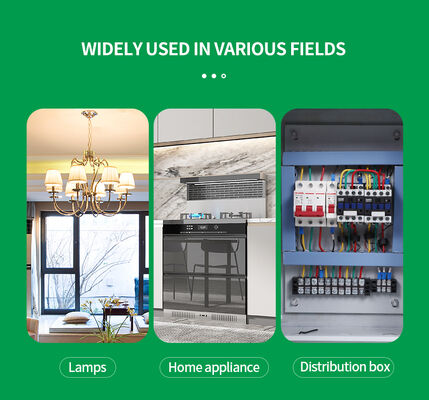 DUWAI PA66 Nylon X3 PVC Screw Terminal Block 10A 450V for Reliable Electrical Wire Connection