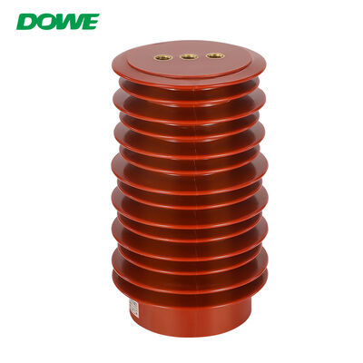 ZJ-24Q 110×190 High Voltage Epoxy Resin Standoff Insulator for Switchgear Cabinets Post Insulator Epoxy Resin Insulator Support for 10-36KV