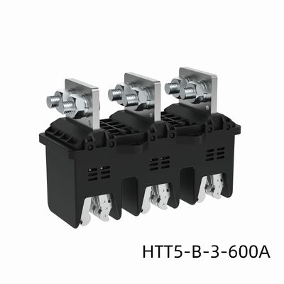 MOLDVOLT 690V 125A-630A Three-pole Primary Moving Plug-in Copper Black Main Circuit ABS Plastic Connectors Accessories for Low Voltage Switchgear Cabinet