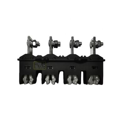 MOLDVOLT 690V 125A-630A Three-pole Primary Moving Plug-in Copper Black Main Circuit ABS Plastic Connectors Accessories for Low Voltage Switchgear Cabinet
