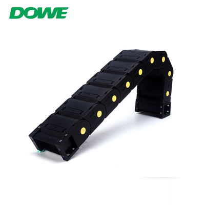 H60x175 PA66 Plastic Enclosed Towline Protect Cable Plastic Tow Chain for CNC Machine