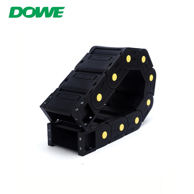 H60x175 PA66 Plastic Enclosed Towline Protect Cable Plastic Tow Chain for CNC Machine