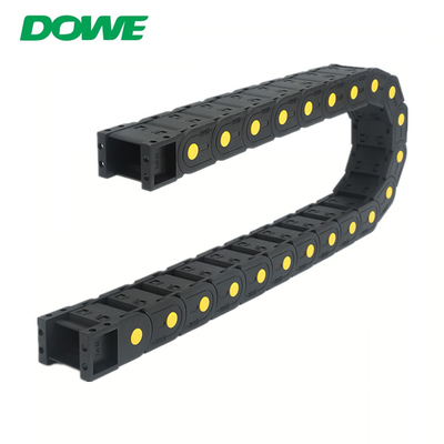 H25x57 Enclosed Yellow Strength Energy Towline Plastic Towing Cable Chain