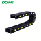 H20x50 Enclosed Yellow Strength Plastic Track Electric Cable Towing Chain