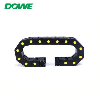 H20x38 Enclosed Yellow Strength Plastic Cable Towing Chain For CNC