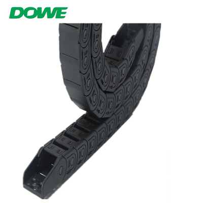 China Factory Supply 15mmx15mm Semi-Enclosed Type Interior Opening Cable Tow Chain Plastic Drag Towing Chain