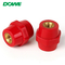 Safe Round Red Insulator Support For Busbar Conductor Hexagonal