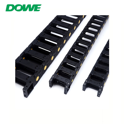 Duwai Cnc Flexible Control Cable Carrier Drag Chain 20x50 Plastic Cable Wire Chain Track