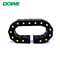 DOWE Closed H30X60 Miniature Yellow Dot Reinforced Series Drag Chain